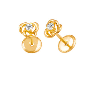 GOLD EARRINGS FOR KIDS