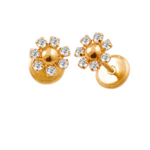 GOLD EARRINGS FOR KIDS