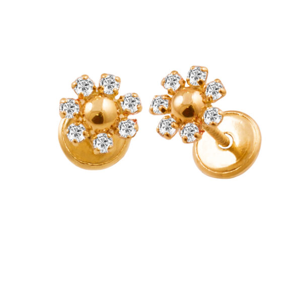 GOLD EARRINGS FOR KIDS