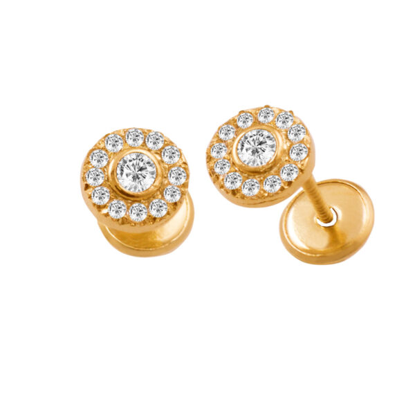 GOLD EARRINGS FOR KIDS