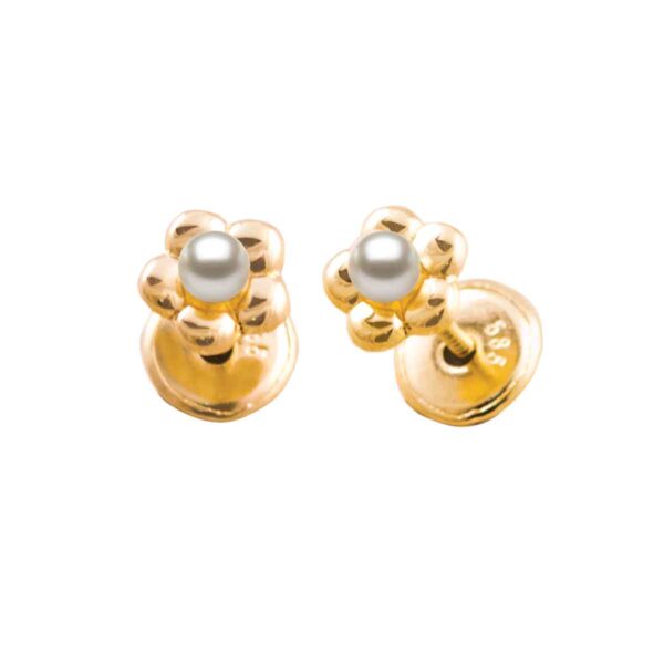 GOLD EARRINGS FOR KIDS
