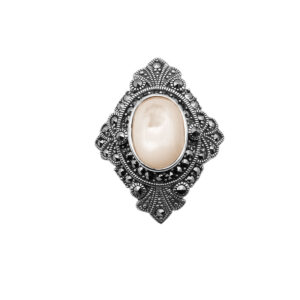 SILVER BROOCHE