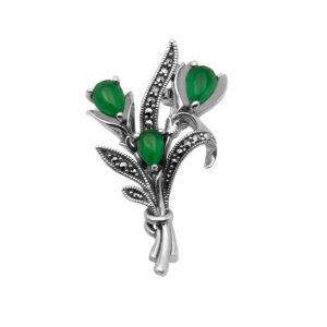 SILVER BROOCHE