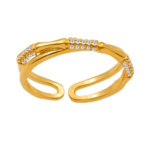 GOLD PLATED RING