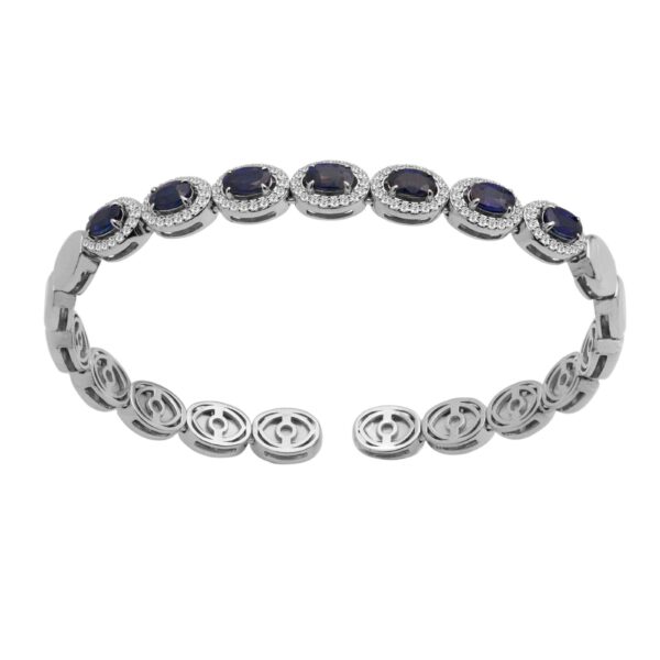 DIAMOND BRACELET WITH SAPPHIRE